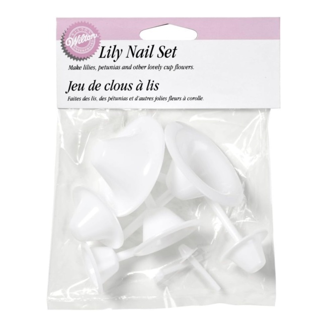 Set cui Floare plastic, diferite marime - Wilton
