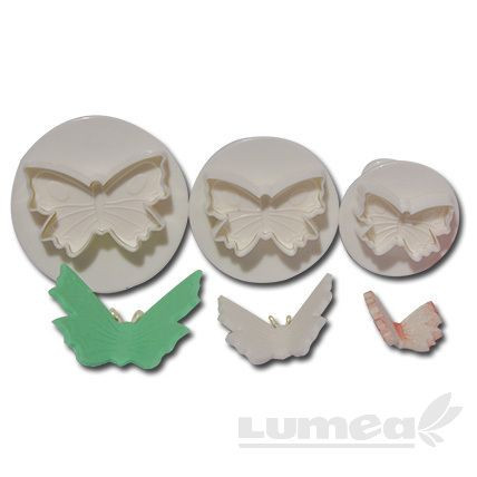 Set decupatoare fluturasi, 3 buc. - Lumea