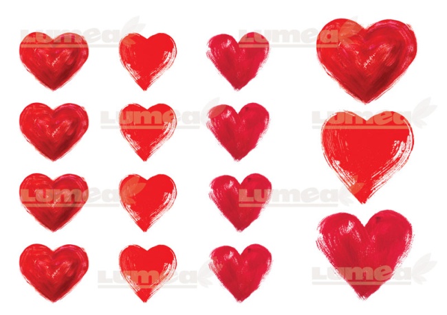 Vafa tort Inimi diferite, Valentine's Day model 1 - Lumea