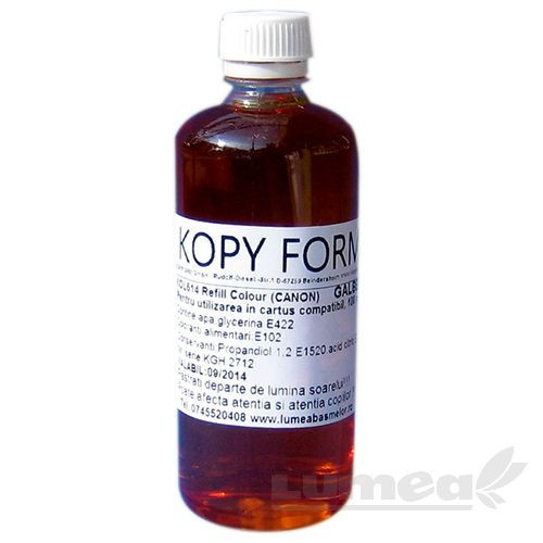 Coloranti alimentari galben pentru imprimanta Canon C111, 100 ml