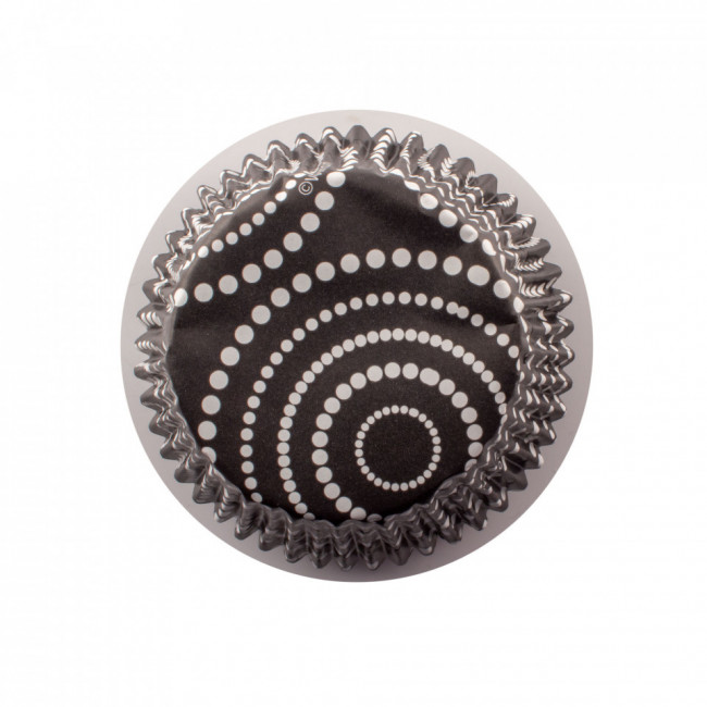 Hartii briose ColorCups Model negru cu cercuri albe 36 buc. - Wilton