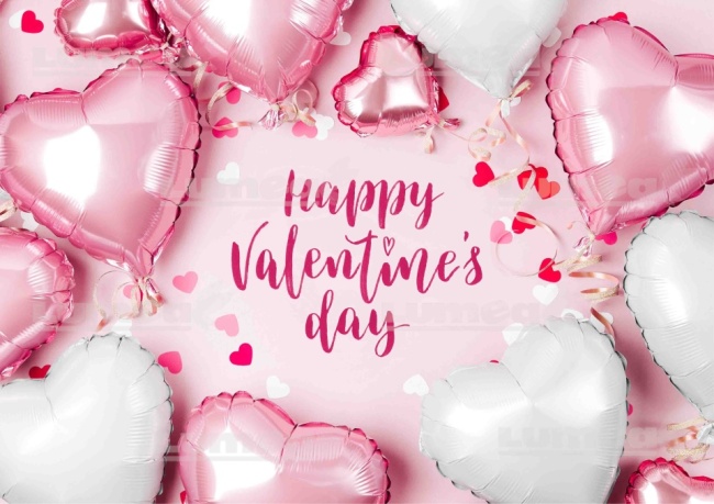 Imagine comestibila tort din Zahar, Happy Valentine's Day model 1 - Lumea
