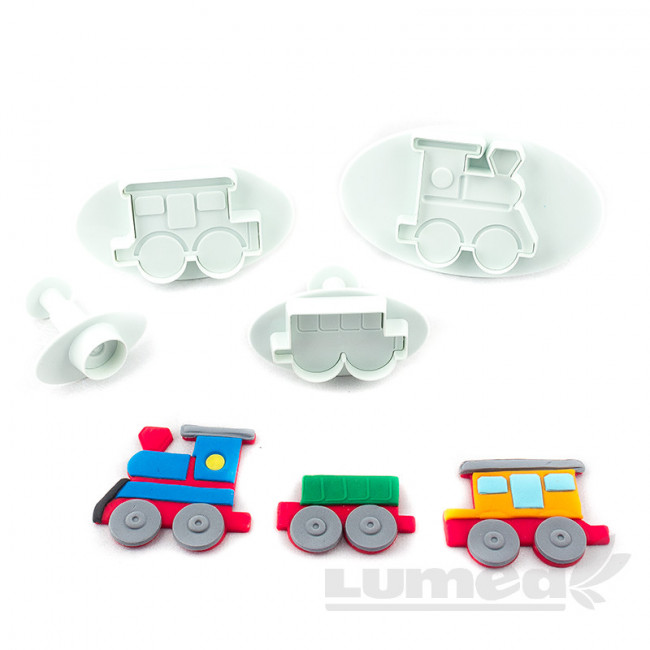 Set decupatoare trenulet, 4 bucati - Lumea Basmelor