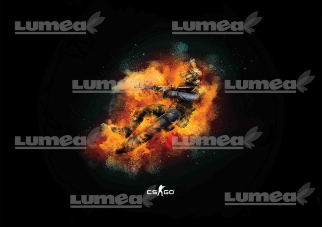 Vafa tort CS:GO model portocaliu - Lumea