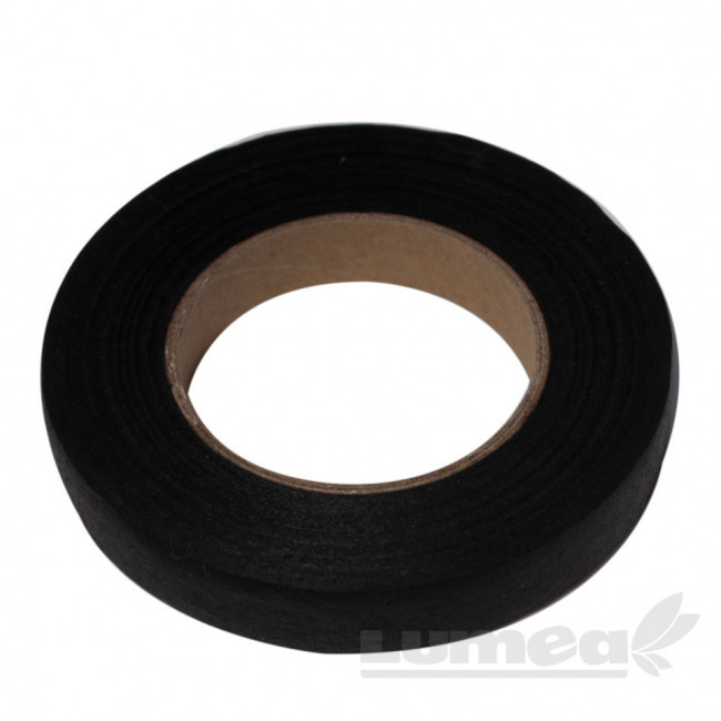 Banda flori culoare negru, 27m - Lumea Basmelor