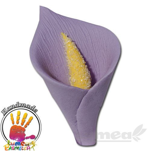 Cale mov in pasta de zahar, L4,5 cm x l 4 cm x h6 cm, 48 buc, 500g - Lumea