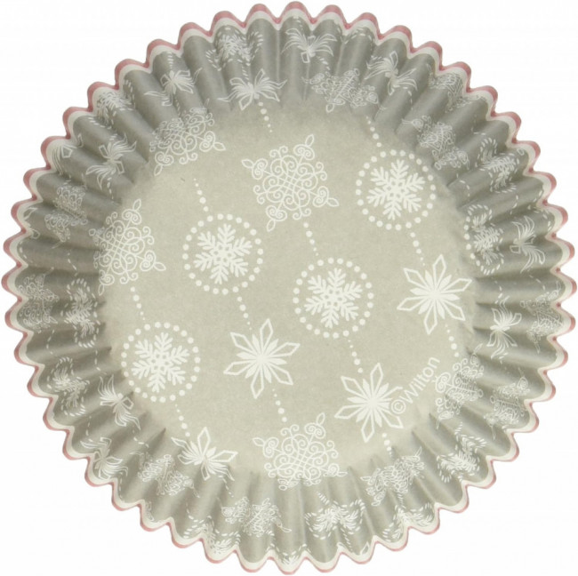 Hartii briose Diferite modele de fulgi de nea, 75 buc. - Wilton