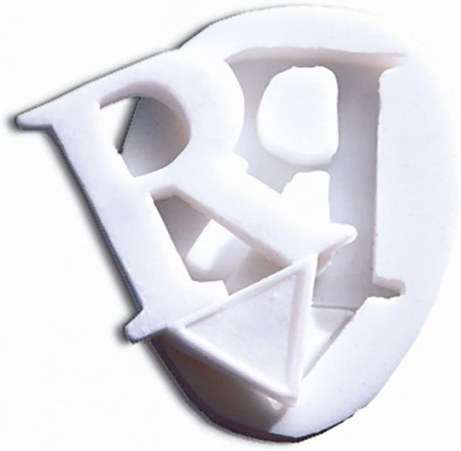 Mulaj silicon litera "R" - SilikoMart