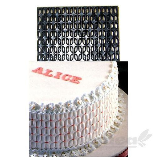 <p>Adăugați un efect textil elegant deserturilor cu imprimanta Smocking (Embrosser) de la Patchwork! Inspirată din tehnica clasică de broderie smocking, această unealtă vă permite să creați o textură fină, plisată, pe <strong>pastă de zahăr</strong>, <str