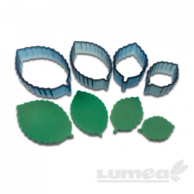 Set decupatoare Frunze Simple, 4 buc. - Lumea