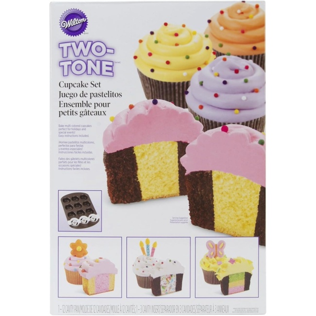 Tava de copt pentru briose "Two-tone" - Wilton
