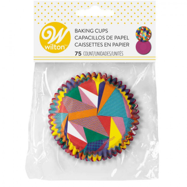 Hartii briose Multicolor abstract, 75 buc. - Wilton