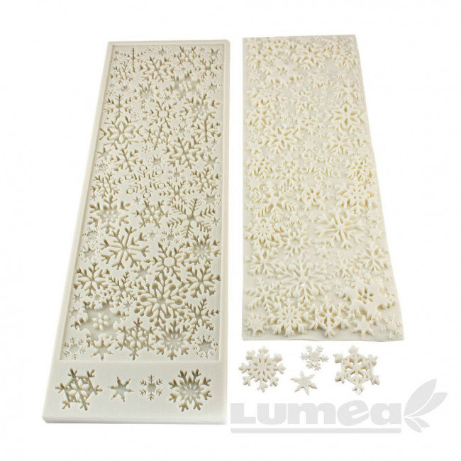 Mulaj silicon decor fulgi de nea - Lumea