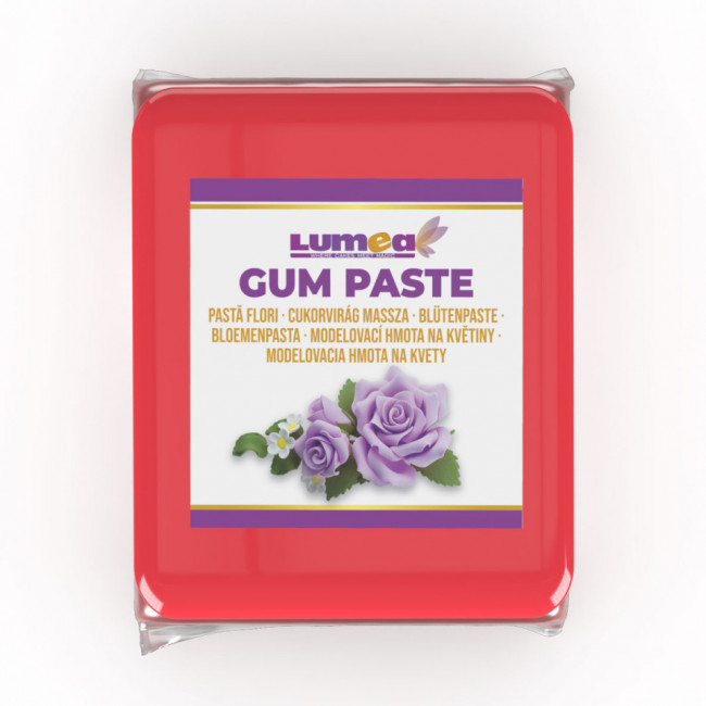 Pasta Flori Rosu Coral, 500g - Lumea