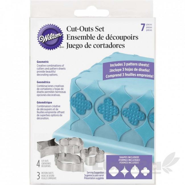 Set decupatoare forme geometrice, 4 bucati - Wilton