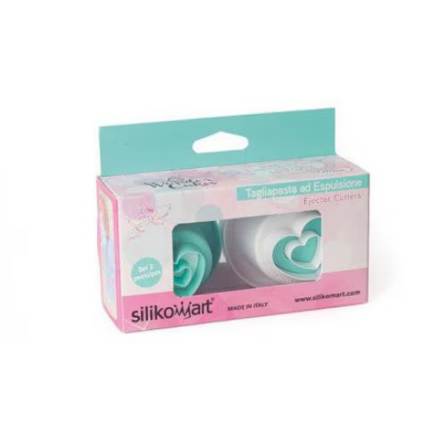 Set decupatoare Inima in diferite marime, 2 buc. - SilikoMart