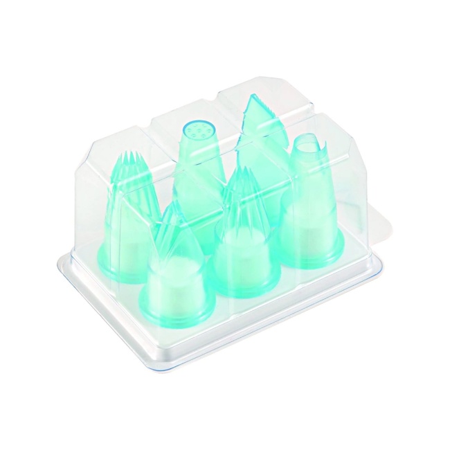 Set dui de ornare diferite modele, 6 buc. - SilikoMart