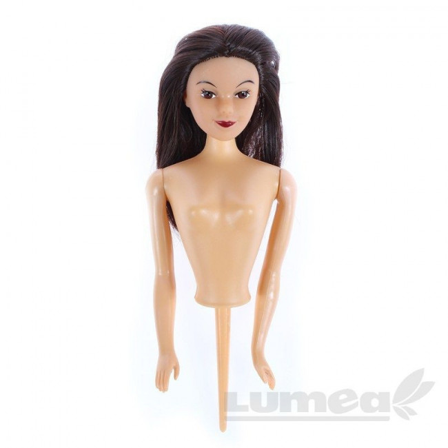 Figurina Papusa bruneta din plastic - PME