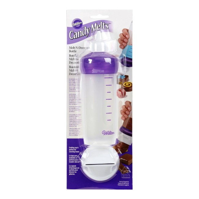 Flacon dozator transparent cu 2 capac - WIlton