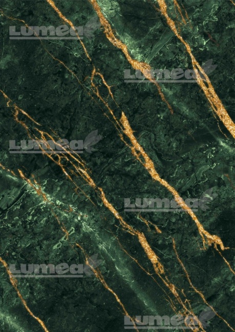 Imagine comestibila tort din Zahar A4 Marmura Verde cu Aur model 1 - Lumea