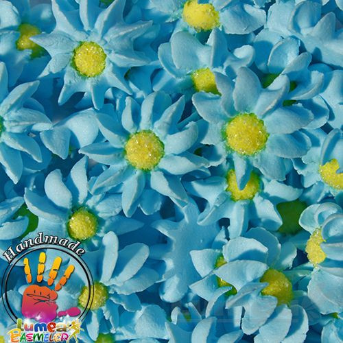 Margarete bleu din zahar, 60 bucati - Lumea