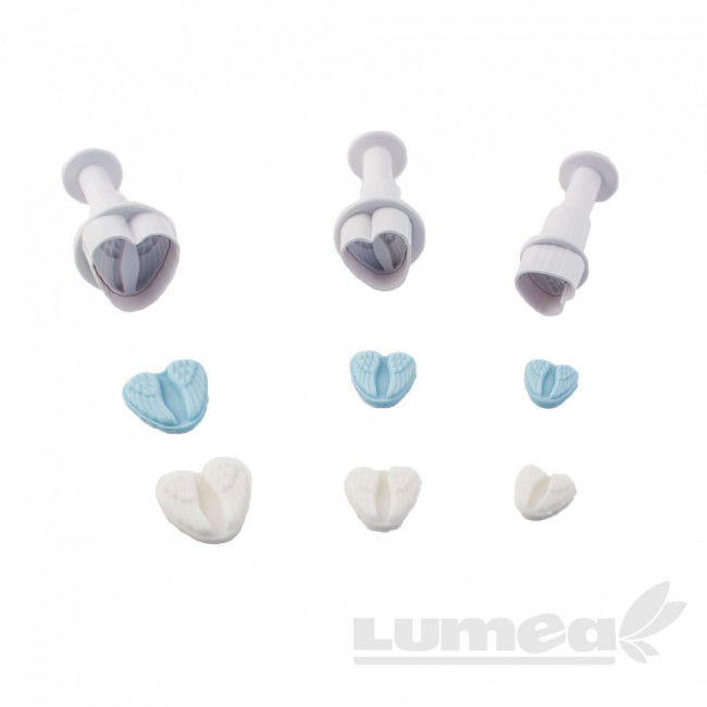 Set decupatoare aripi de inger, 3 buc. - Lumea