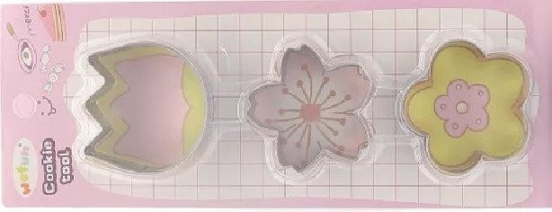 Set decupatoare flori, 3 buc. - Lumea
