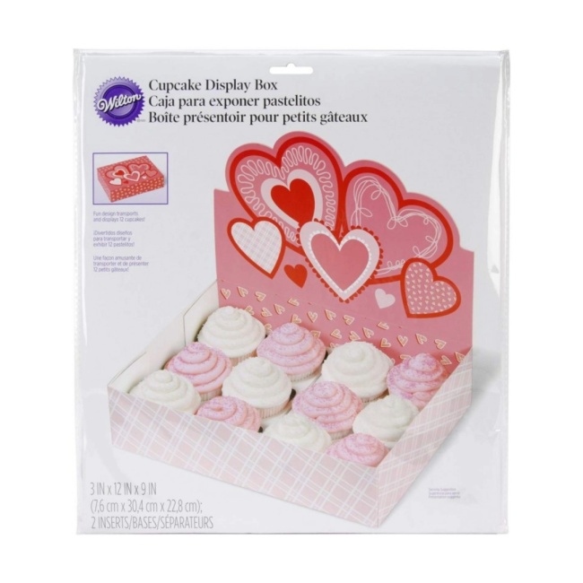 Cutie pentru briose cu model Inima - Wilton