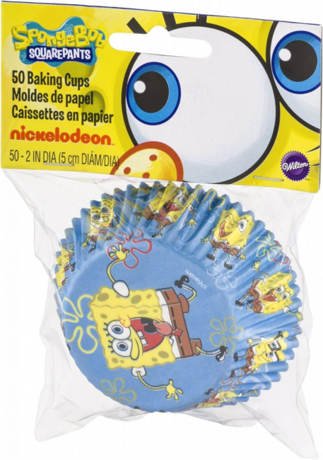 Hartii briose cu model Spongebob, 50 buc. - Wilton