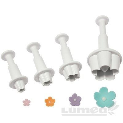 Set decupatoare Flori, 0.6-2.5cm, 4 buc. - PME