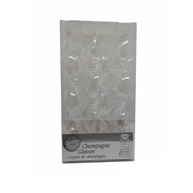 Ornament pentru tort Pahare de sampanie, 12 buc. - Wilton