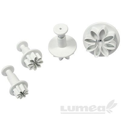Set decupatoare flori, 4 bucati - PME