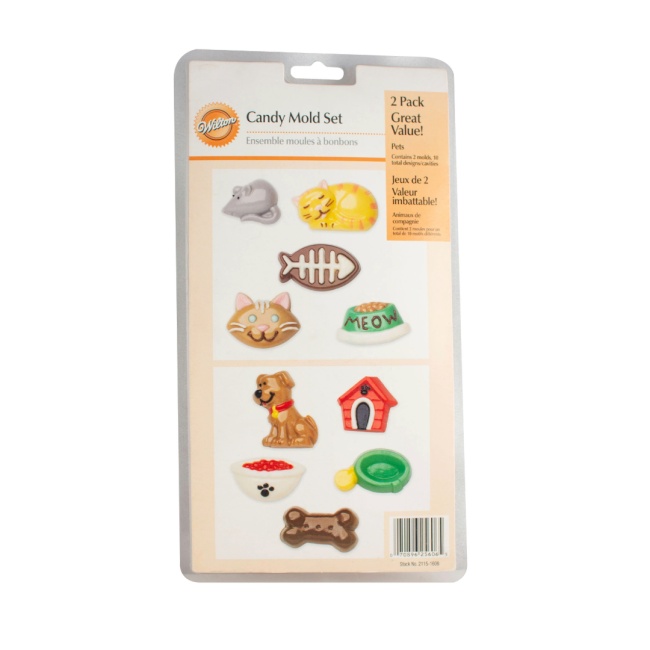 Set forma ciocolata model Animale de companie, 2 buc. - Wilton