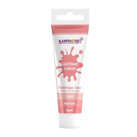 Гел хранителен оцветител Flamingo Rose, тубичка, 30 г - Lumea