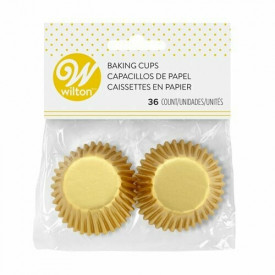Златни хартии за мъфини, 36 броя - Wilton