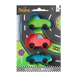 Комплект резци за сладки „Brum Brum“ (Автомобилчета) - Decora