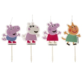 Комплект свещи Peppa Pig, 4 бр. – deKora - Img 2