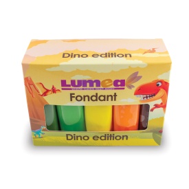 Комплект фондан „Dino mix“, 100 г x 5 бр. – Lumea - Img 8