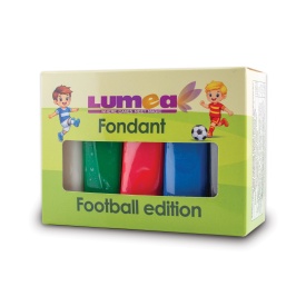 Комплект фондан „Football mix“, 100 г x 5 бр. – Lumea