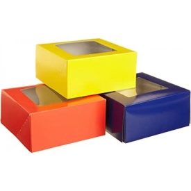 Комплект формички за мъфини червени, жълти, сини, 3 броя - Wilton - Img 2
