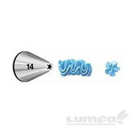 Орнамент с отворен звезден модел, #14 - Wilton - Img 2