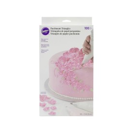 Пергаментови триъгълници, 38 см, 100 броя - Wilton