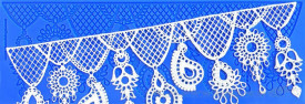 Принцеса бижута дантела силиконов калъп - Crystal Lace
