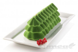 Силиконова форма за торта "BÛCHE SAPIN" - SilikoMart - Img 3