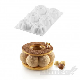 Силиконова форма за торта "TRUFFLE CROWN 90" - SilikoMart