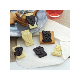 Силиконова форма за шоколад "Choco Tags in Love" - SilikoMart - Img 4