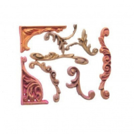 Силиконови форми за формоване "Friezes" - SilikoMart - Img 2