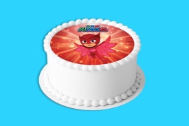 Снимка на ядлива торта от PJ Masks Sugar Cake, Owlette - The World - Img 4