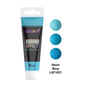 Colorant alimentar gel Albastru efect Neon, 30g - Lumea - Img 2