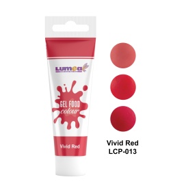 Colorant alimentar gel Rosu aprins, tub, 30g - Lumea - Img 3